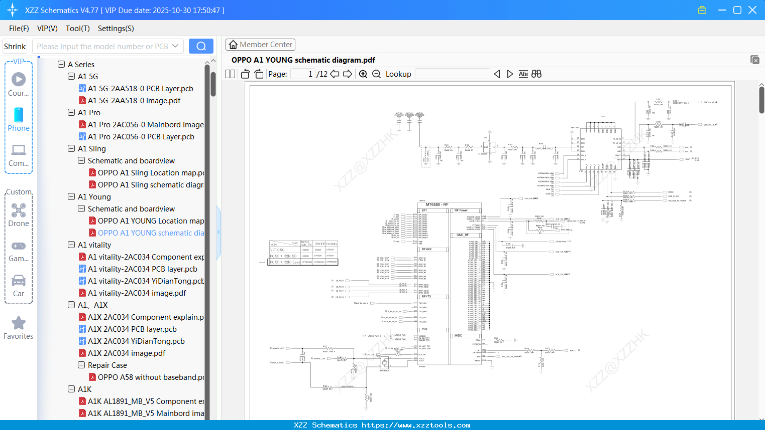 OPPO A1 YOUNG Schematic Diagram